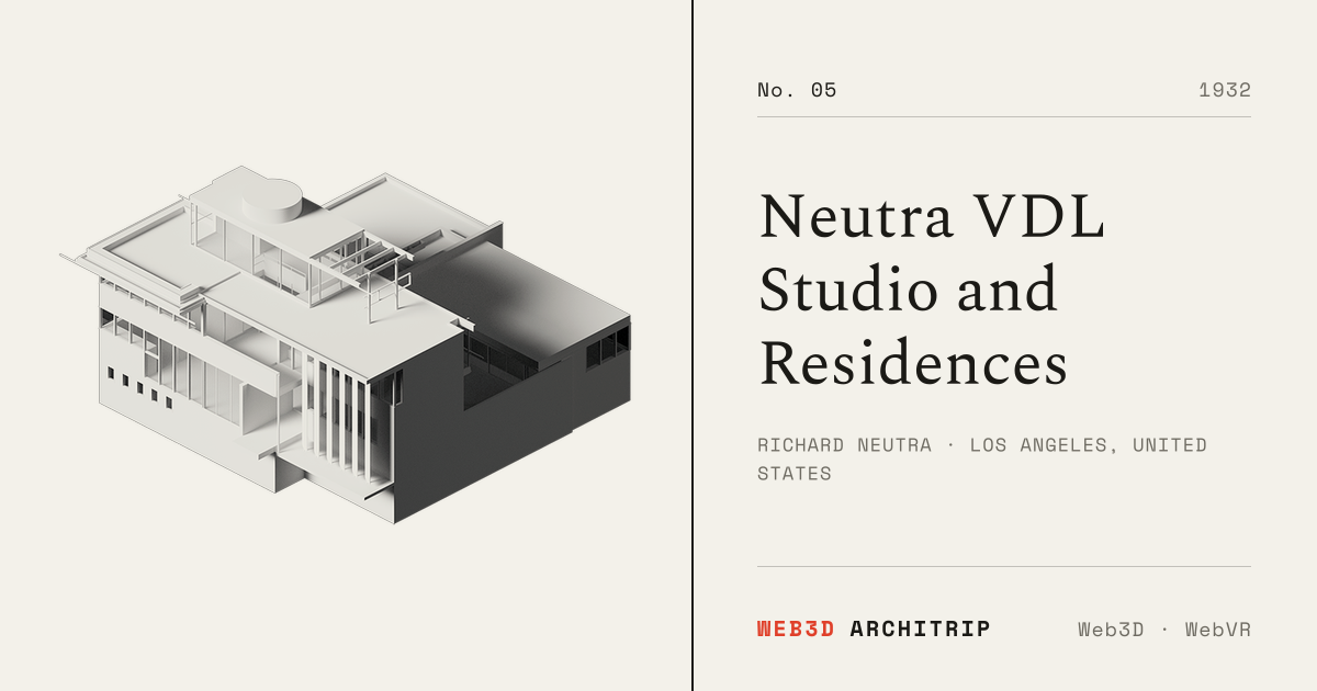 Neutra VDL Studio and Residences · Richard Neutra | WEB3D ARCHITRIP