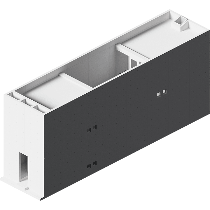 Row House in Sumiyoshi (Azuma House) model